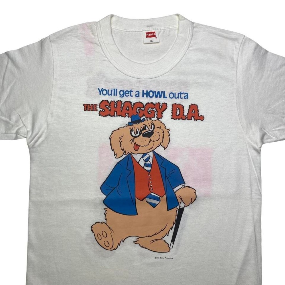 Vintage 70s The Shaggy DA x Walt Disney movie promo shirt - YOUTH SIZE 14